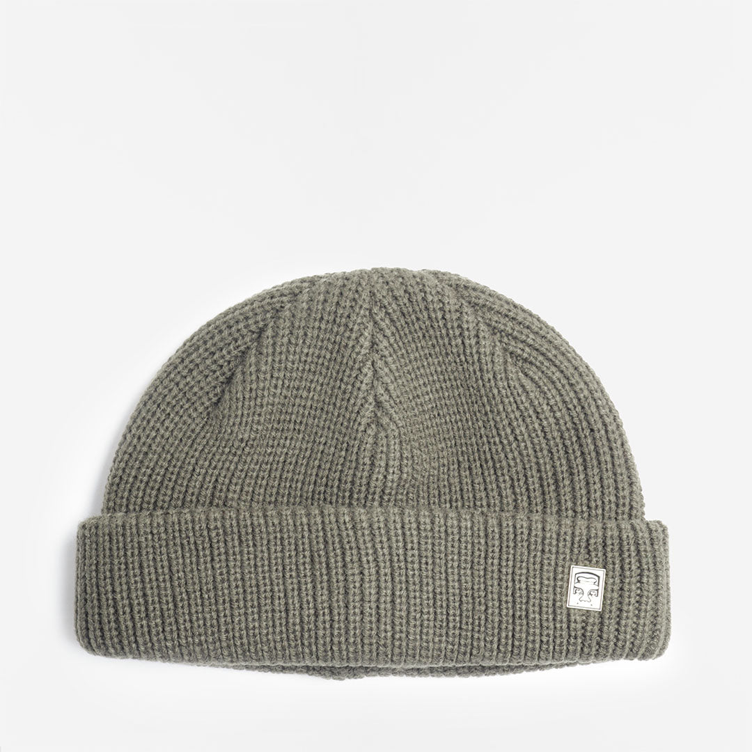 OBEY Micro Beanie, Kombu Green, Detail Shot 1
