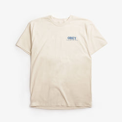 thumbnail OBEY Move Forward T-Shirt, Cream, Detail Shot 1