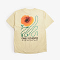 OBEY Moves Of Life T-Shirt, Pale Yellow, Detail Shot 2