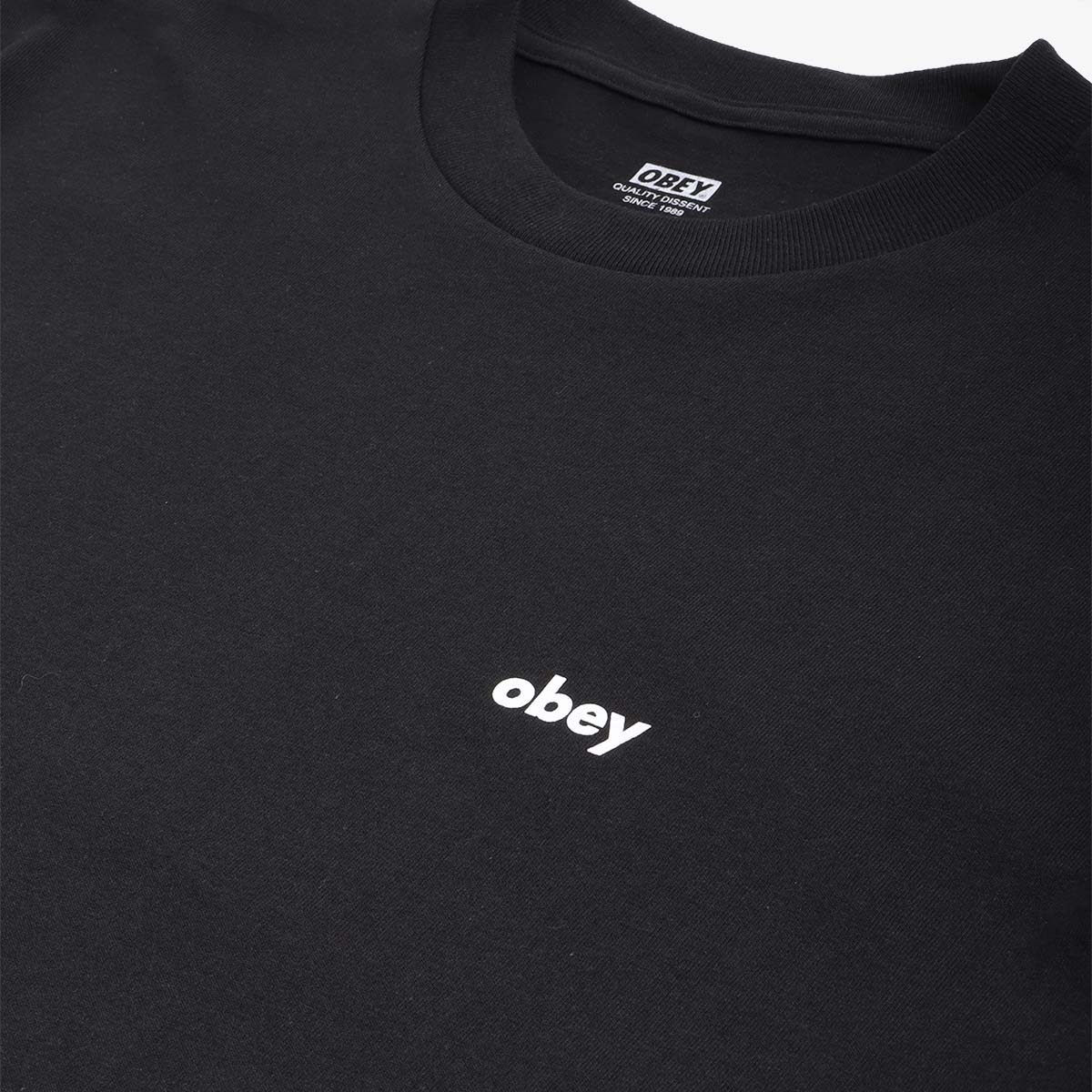 OBEY NYC Smog T-Shirt, Black, Detail Shot 3