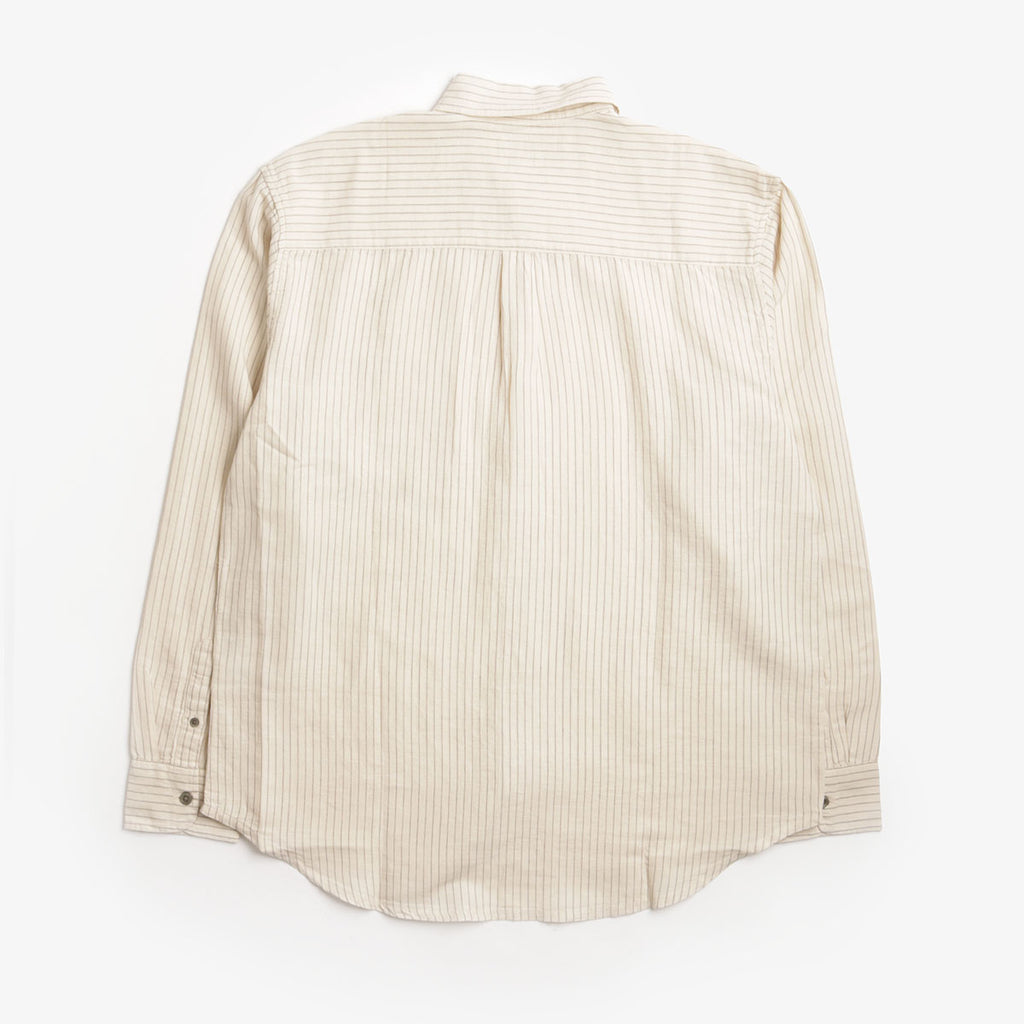 OBEY Nelson Woven Shirt, Silver Grey Multi, Detail Shot 2