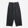 OBEY Oliver Denim Pleated Pant, Faded Black, Detail Shot 1