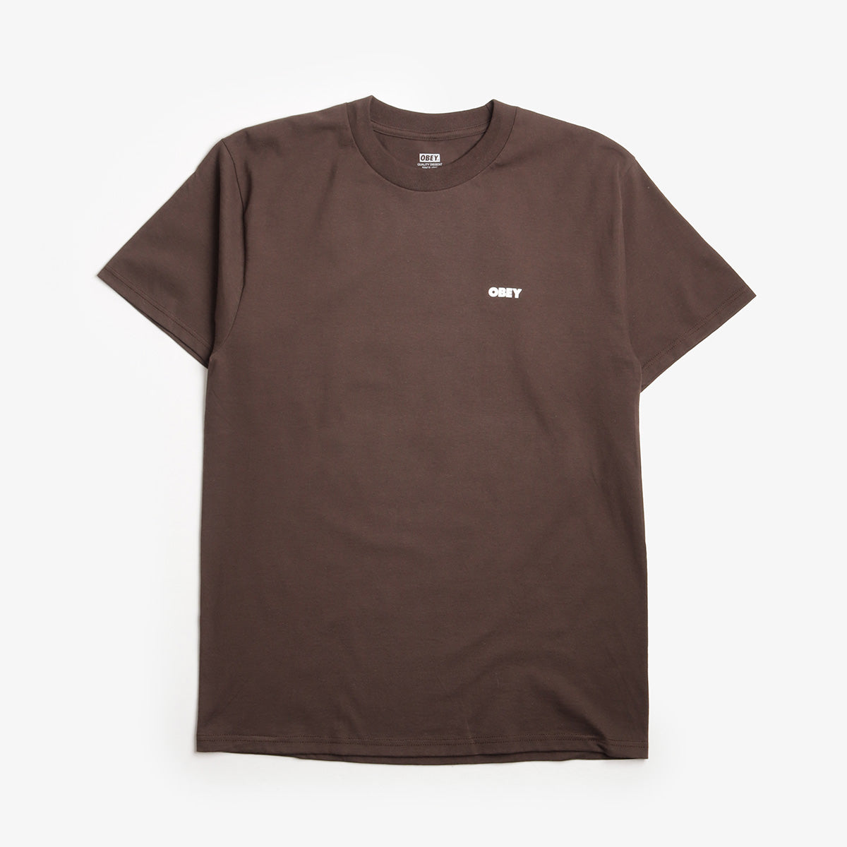 OBEY Owl T-Shirt, Java Brown, Detail Shot 2