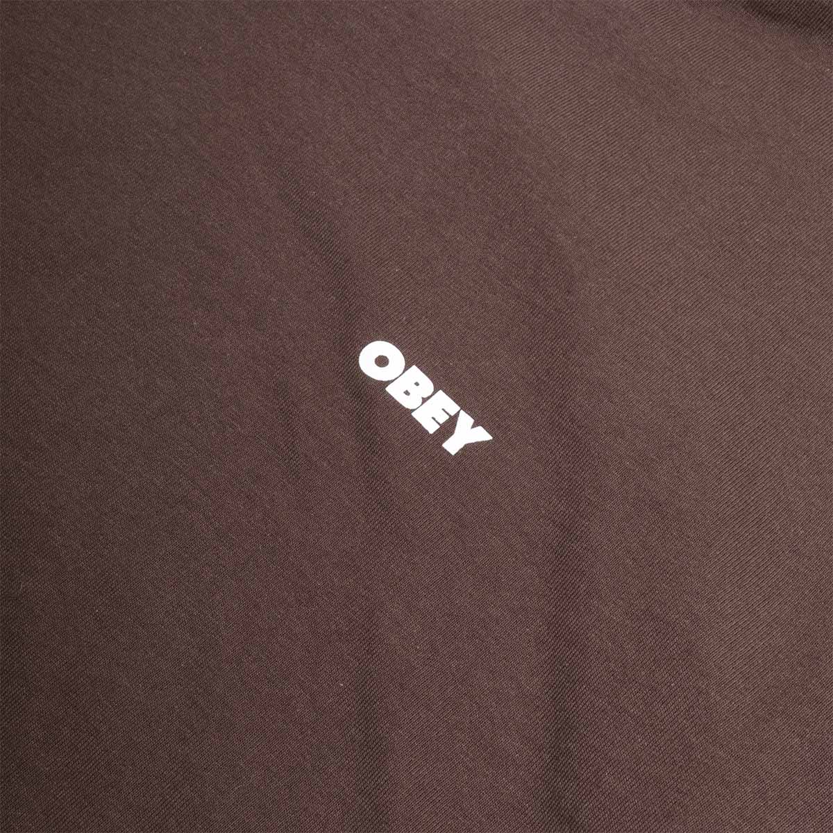 OBEY Owl T-Shirt, Java Brown, Detail Shot 3