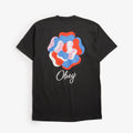 OBEY Paper Rose T-Shirt, Vintage Black, Detail Shot 2