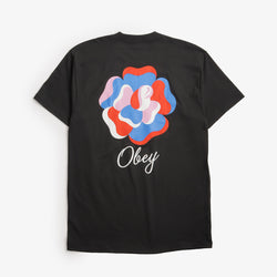 thumbnail OBEY Paper Rose T-Shirt, Vintage Black, Detail Shot 2