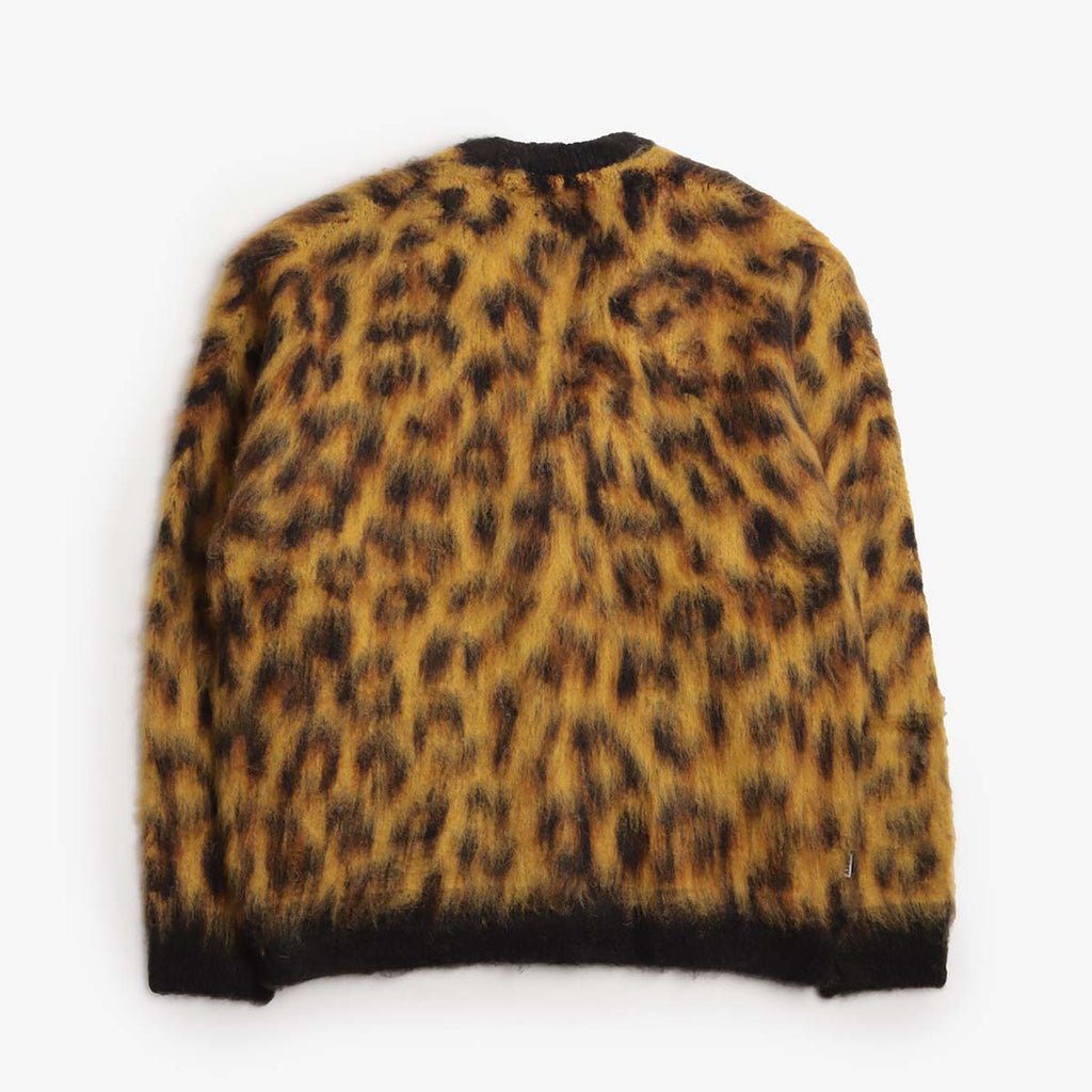 OBEY Patron Cardigan, Leopard, Detail Shot 2