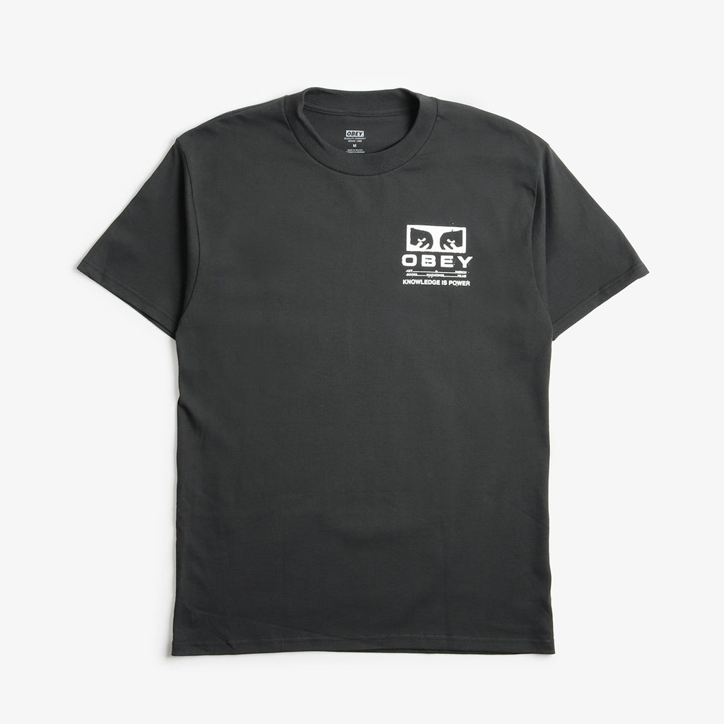 OBEY Permission T-Shirt, Vintage Black, Detail Shot 2