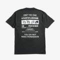 OBEY Permission T-Shirt, Vintage Black, Detail Shot 1