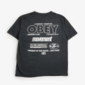 OBEY Persistent Movement T-Shirt, Pigment True Vintage Black, Detail Shot 1