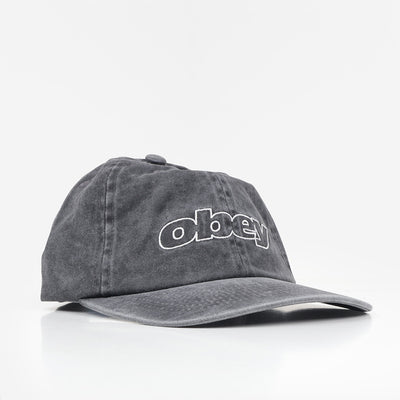 OBEY Pigment Outline Delta 6 Panel Strapback