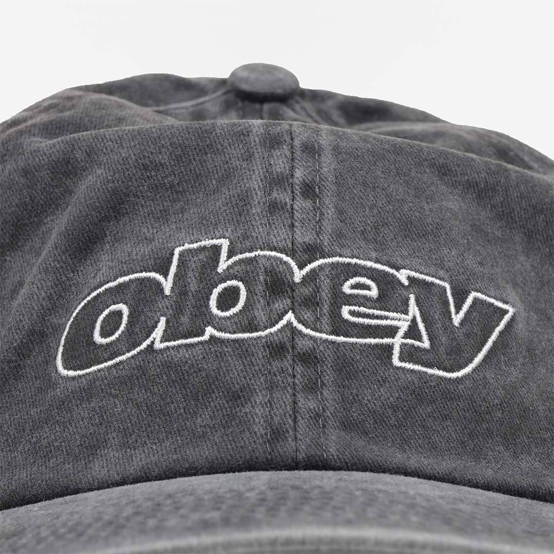 OBEY Pigment Outline Delta 6 Panel Strapback