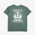 OBEY Precision T-Shirt, Pigment Rainforest, Detail Shot 2