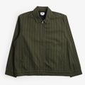 OBEY Stripe Zip Up Jacket, Duffle Bag Multi, Detail Shot 1