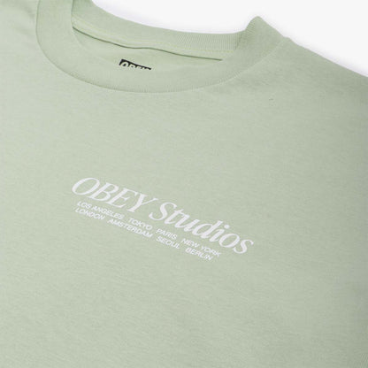 OBEY Studios T-Shirt, Cucumber, Detail Shot 3