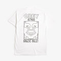 OBEY Ultras T-Shirt, White, Detail Shot 2