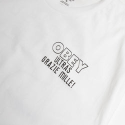 thumbnail OBEY Ultras T-Shirt, White, Detail Shot 3