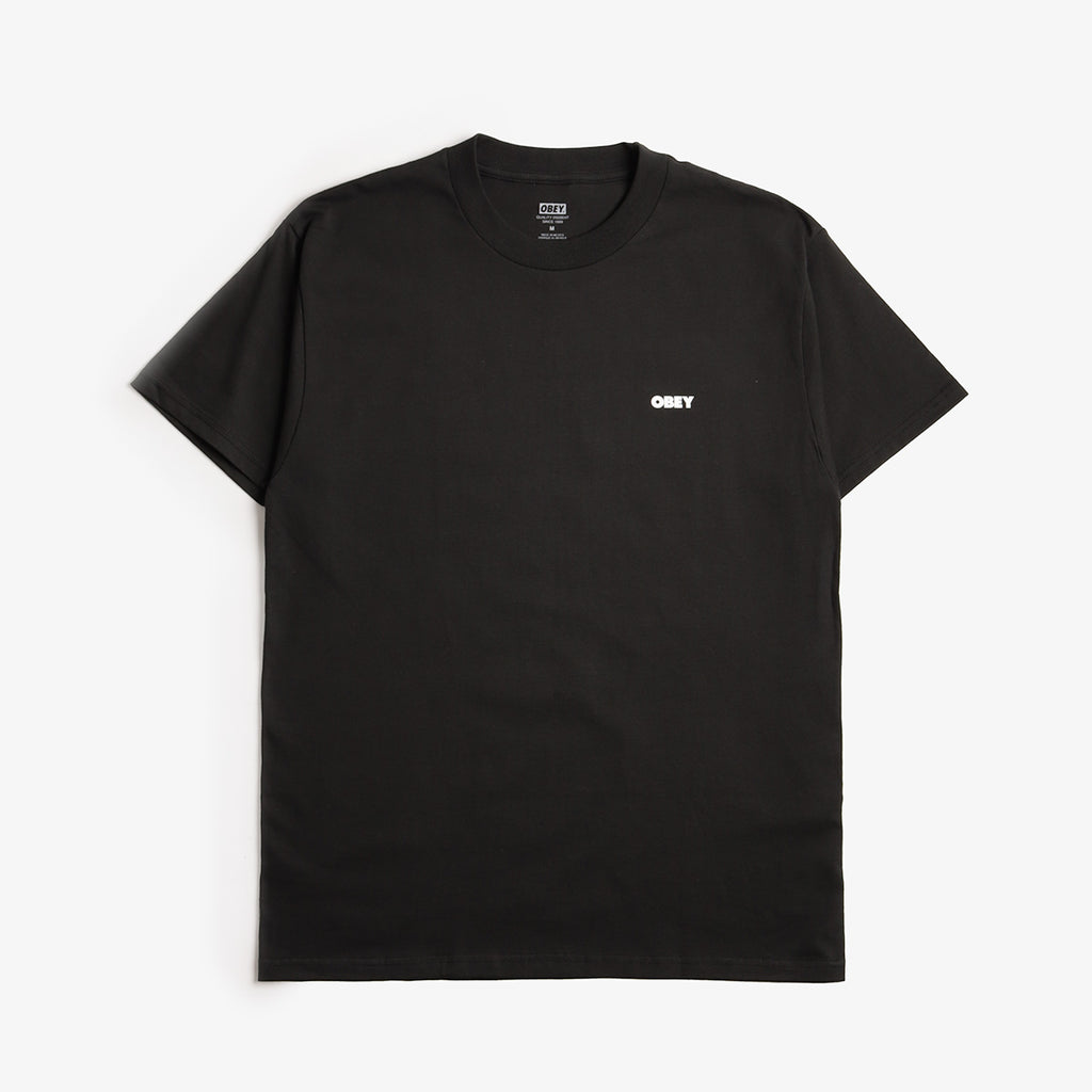 OBEY Visual Studies T-Shirt, Vintage Black, Detail Shot 2