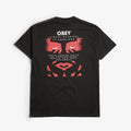 OBEY Visual Studies T-Shirt, Vintage Black, Detail Shot 1