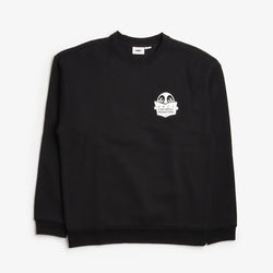 thumbnail OBEY Weldon Extra Heavy Crew Sweatshirt, Black, Detail Shot 1