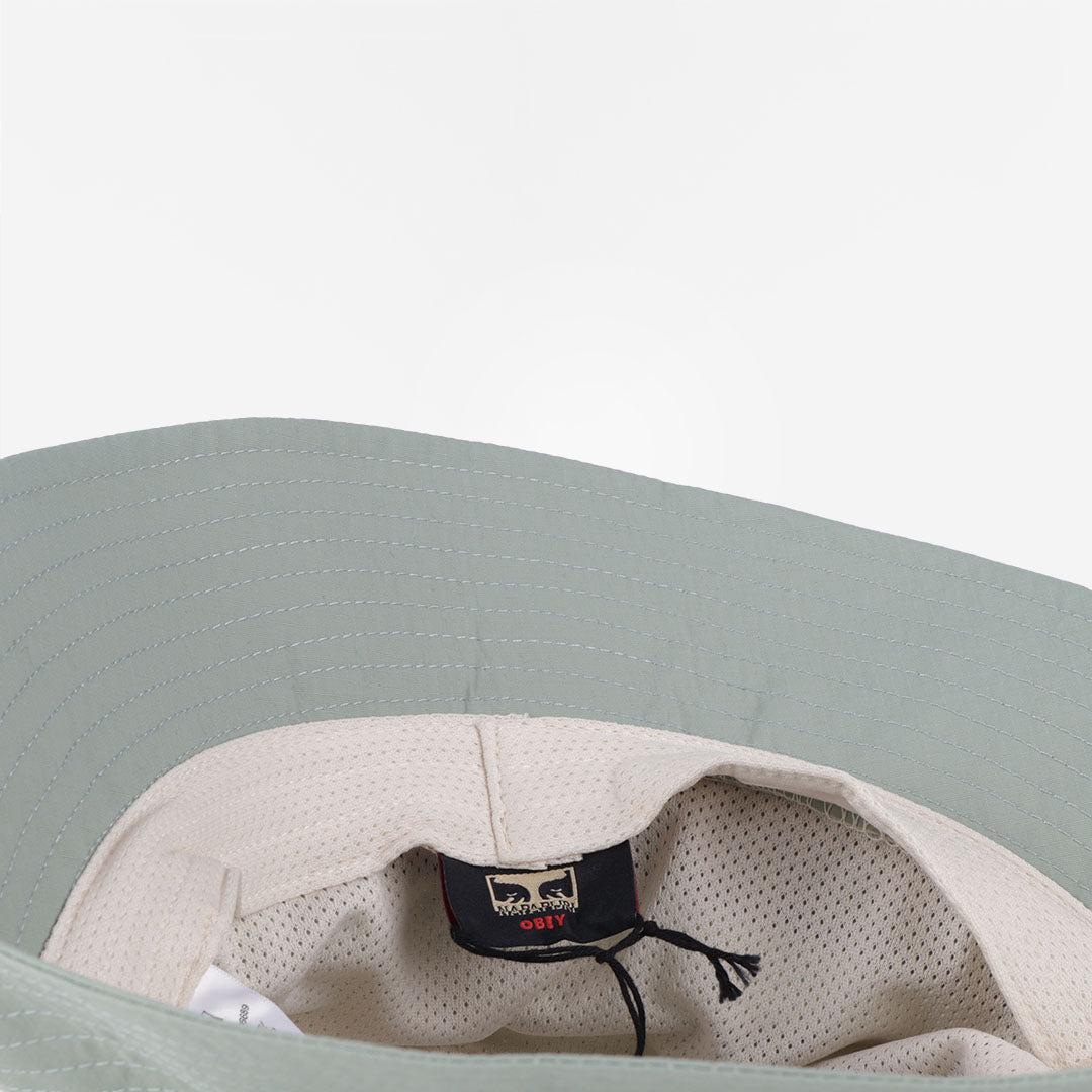 OBEY x Napapijri Bucket Hat, Green Fairmont, Detail Shot 4
