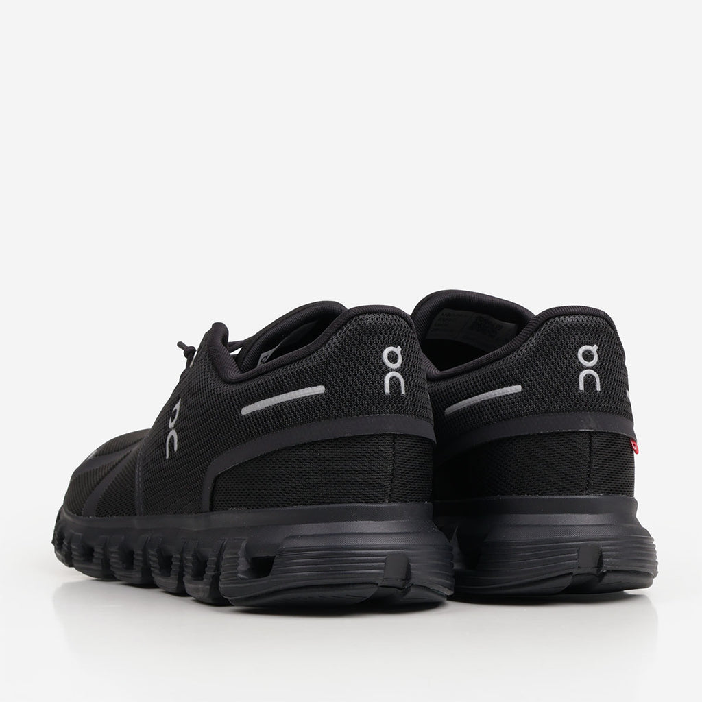 ON Cloud 6 Shoes, Black Black, Detail Shot 3