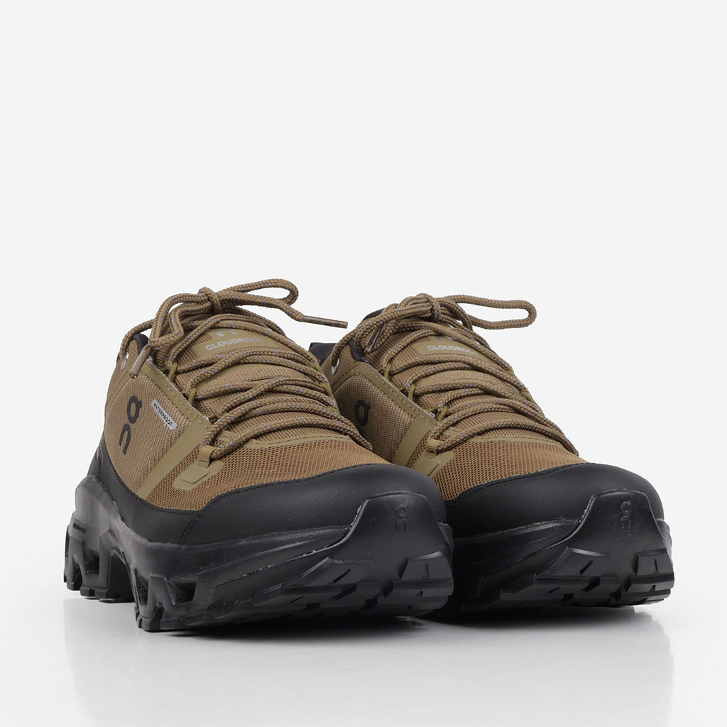 ON Cloudrock Low Waterproof Shoes, Hunter Black, Detail Shot 2