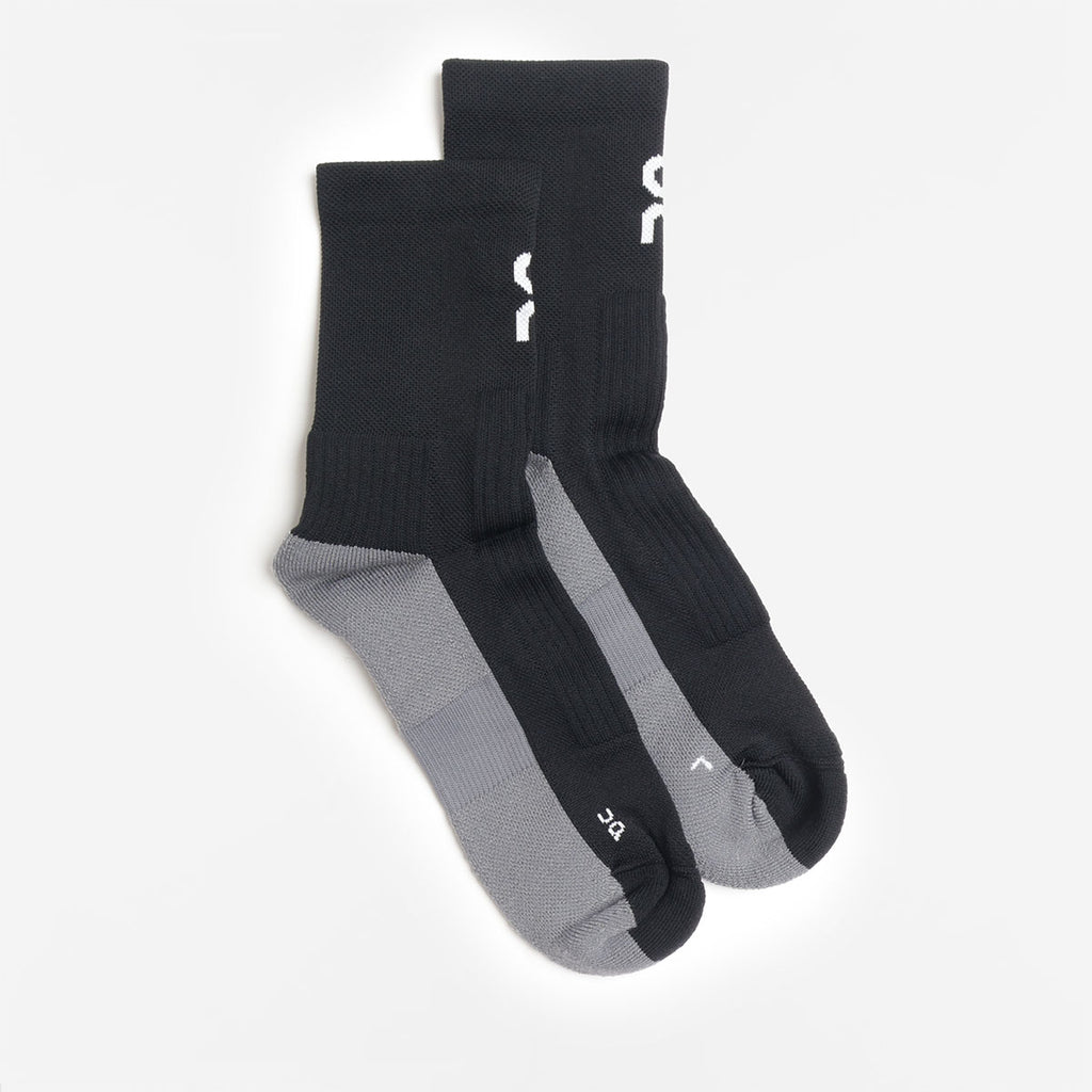 ON Trail Sock High 2 Pack, Black Sphinx, Detail Shot 3