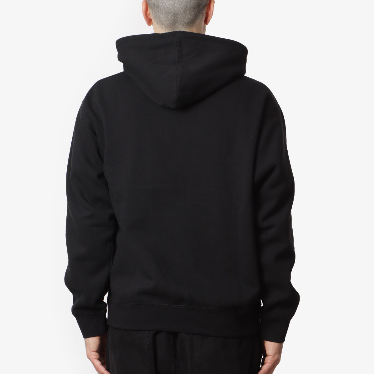 OBEY Quality Dissent Hoodie, Black, Detail Shot 3