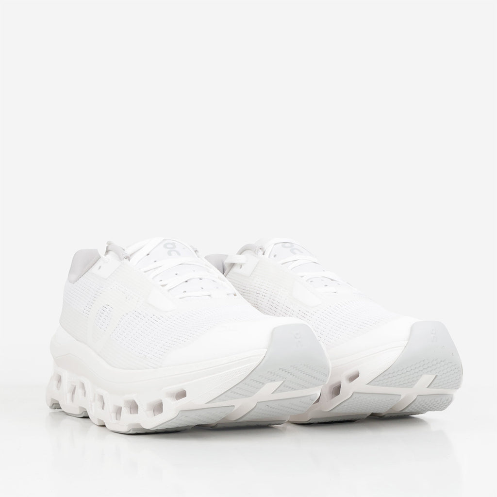 ON Cloudmonster Void Shoes, White White, Detail Shot 2