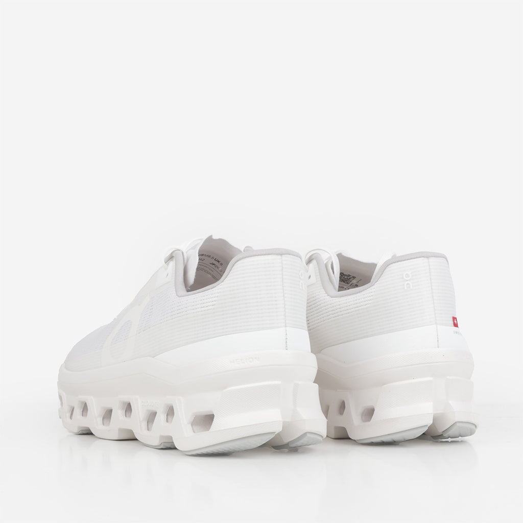 ON Cloudmonster Void Shoes, White White, Detail Shot 3