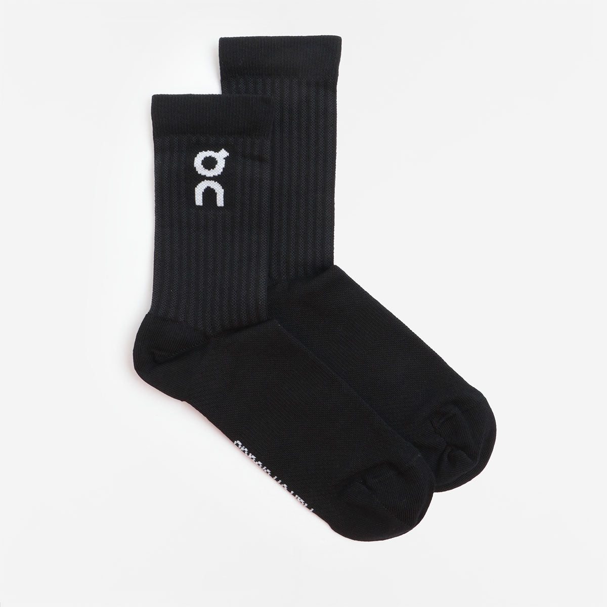 ON Logo Socks 3-Pack, Black, Detail Shot 3