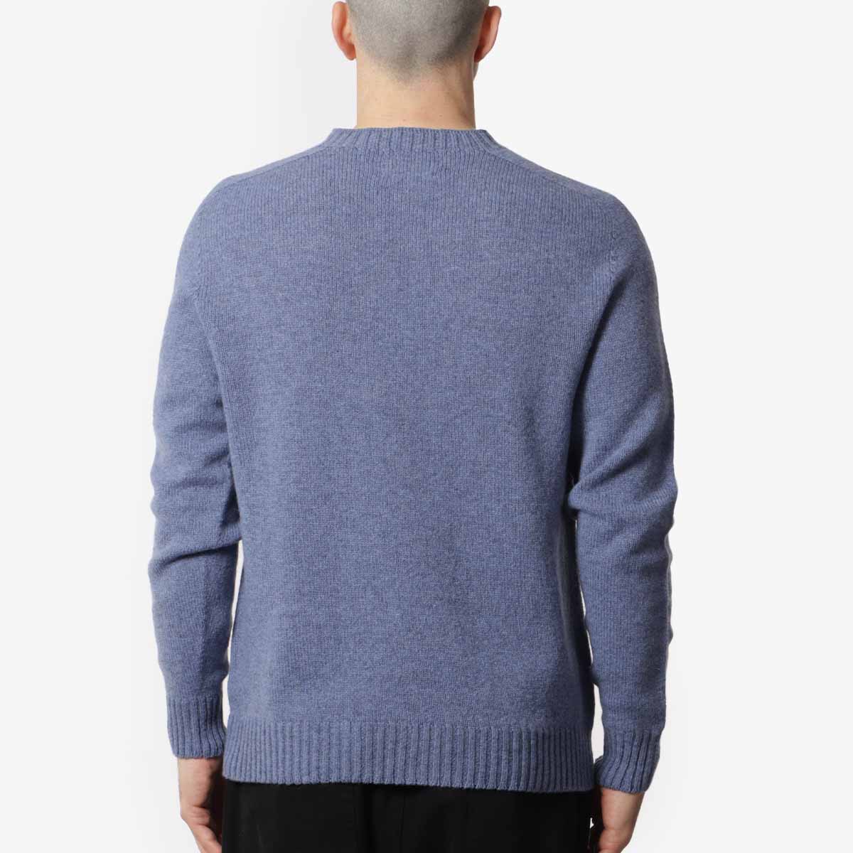 Origin Seamless Crew Jumper, Light Blue, Detail Shot 3