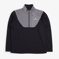 Ostrya Rove Half Zip Tech Fleece, Charcoal, Detail Shot 1
