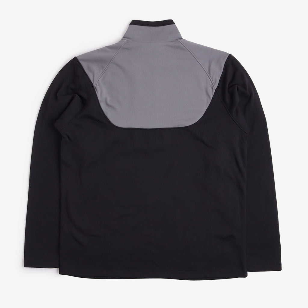 Ostrya Rove Half Zip Tech Fleece, Charcoal, Detail Shot 2