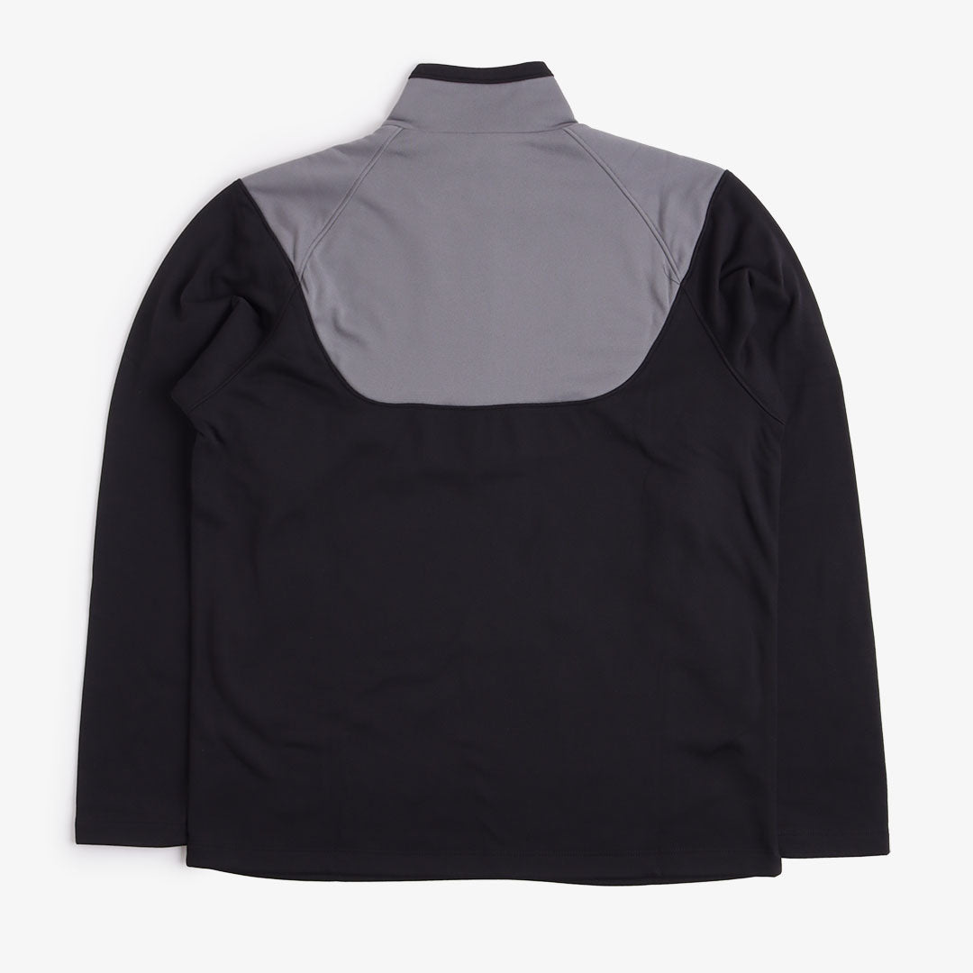 Ostrya Rove Half Zip Tech Fleece, Charcoal, Detail Shot 2