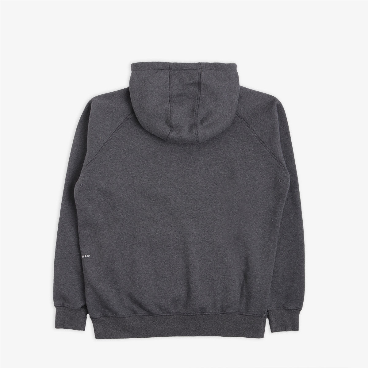 Pop Trading Company Hoodie, Charcoal Heather, Detail Shot 8