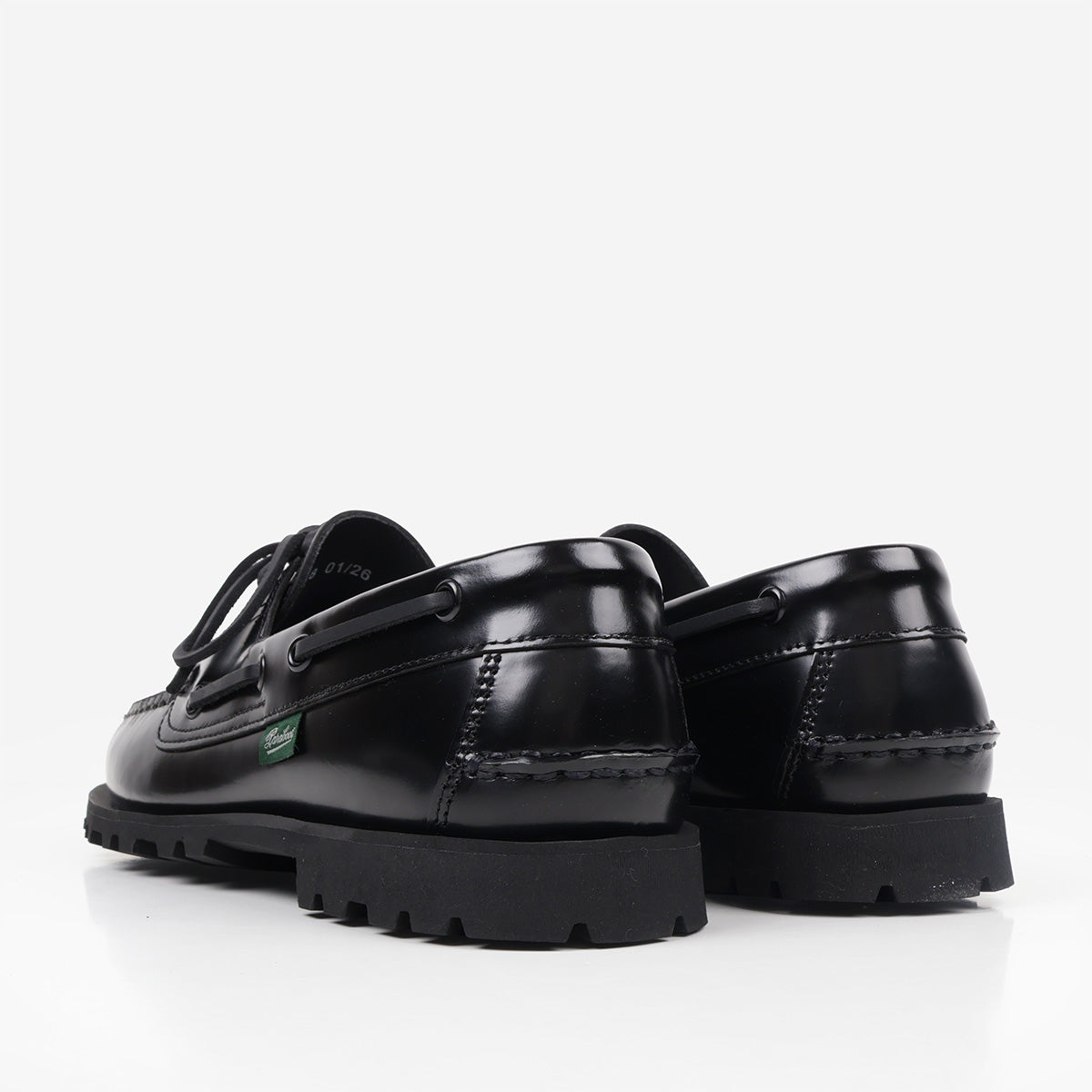 main Paraboot Malo Shoes, Brilliant Black, Detail Shot 3