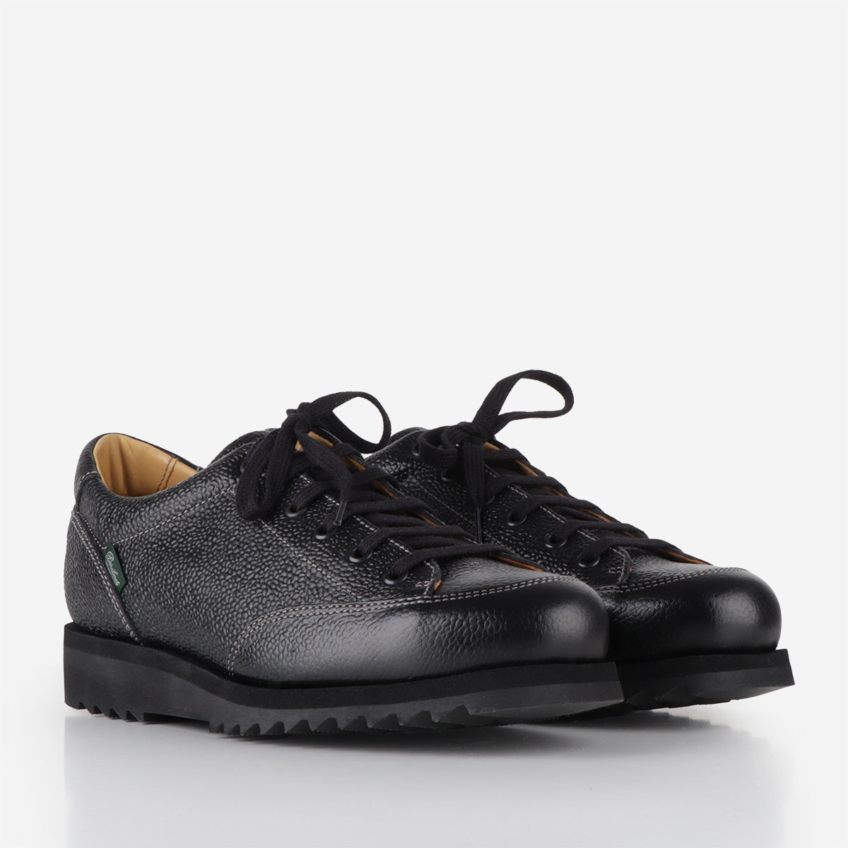 Paraboot Sierra Graine Shoes, Black, Detail Shot 2
