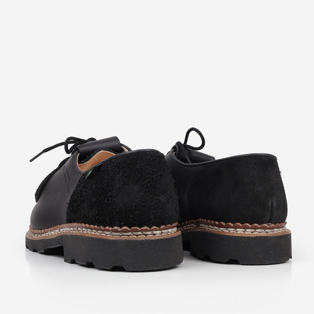 Paraboot x Universal Works Michael Shoes, Lisse Black, Detail Shot 4