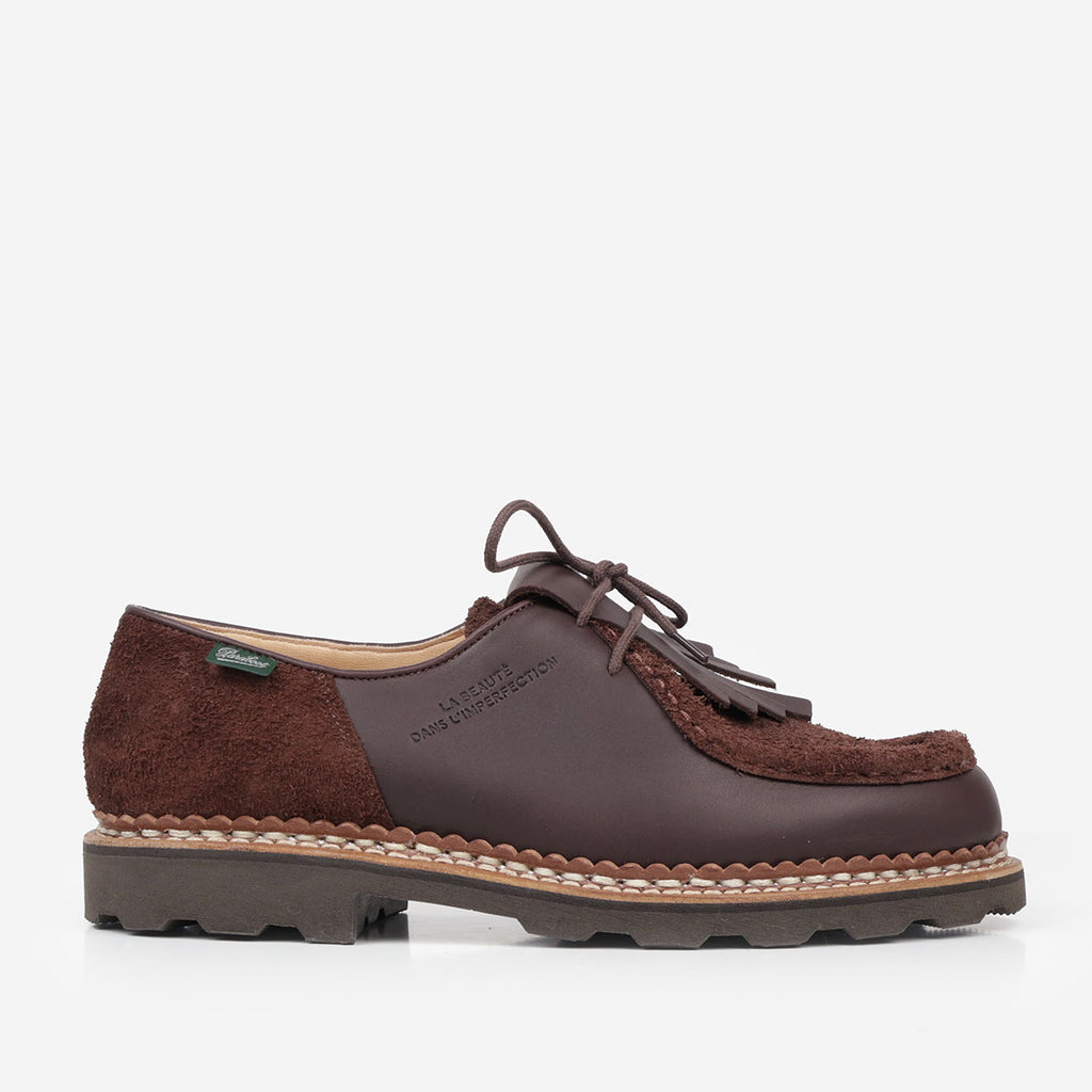 Paraboot x Universal Works Michael Shoes, Ebony, Detail Shot 1