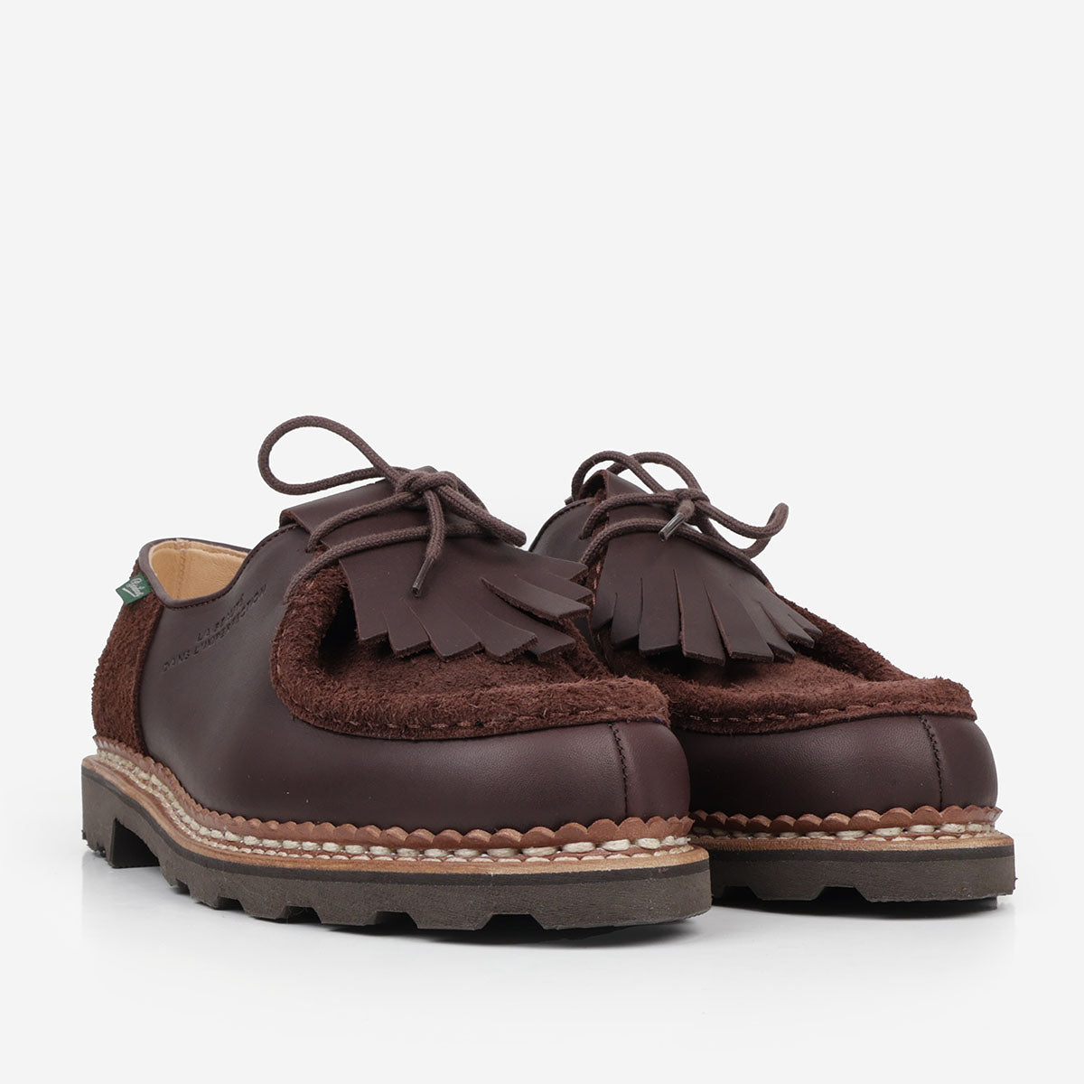 Paraboot x Universal Works Michael Shoes, Ebony, Detail Shot 2