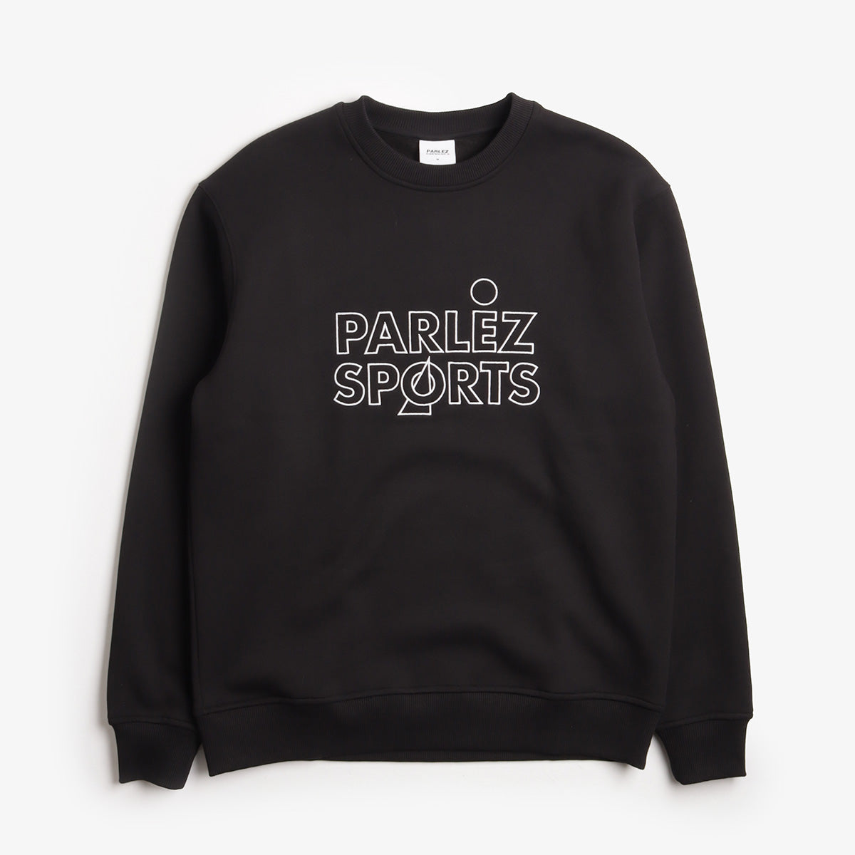 Parlez Arc Crew Sweatshirt, Black, Detail Shot 1