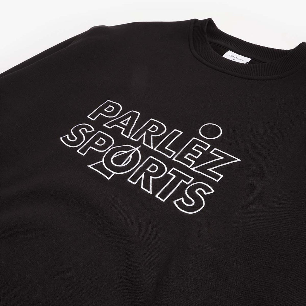 Parlez Arc Crew Sweatshirt, Black, Detail Shot 3