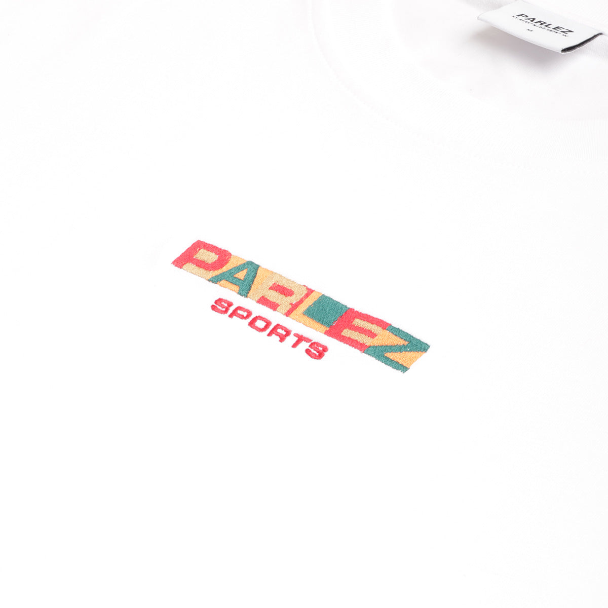 Parlez Bloc T-Shirt, White, Detail Shot 2