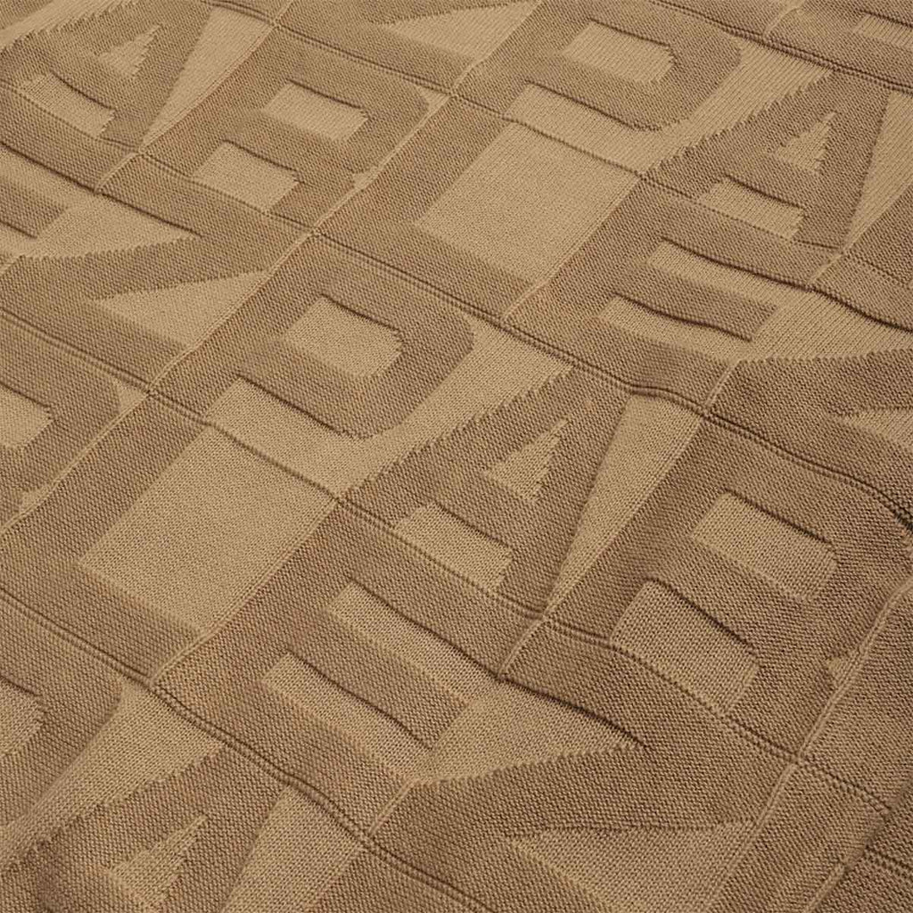 Parlez Block Crew Knit, Sand, Detail Shot 3