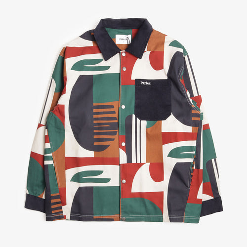 Parlez Bolt Jacket in Multi print, front view