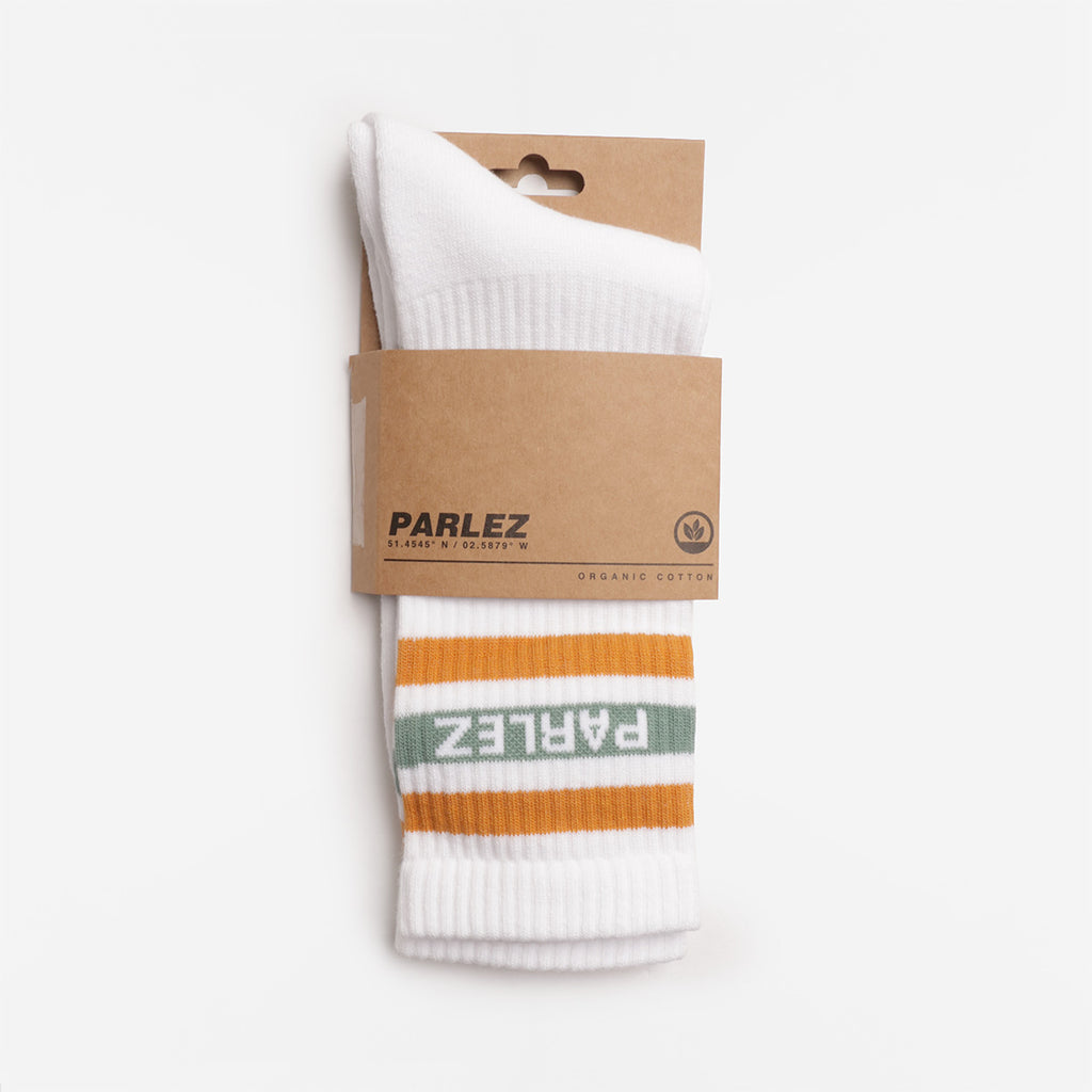 Parlez Break Socks, Amber, Detail Shot 1