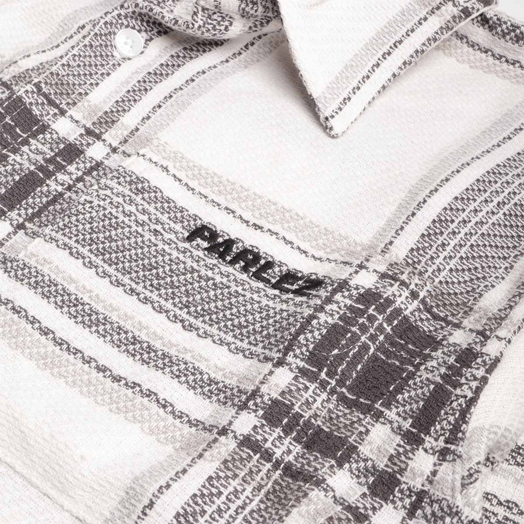 Parlez Brooklyn Shirt, Black Check, Detail Shot 4