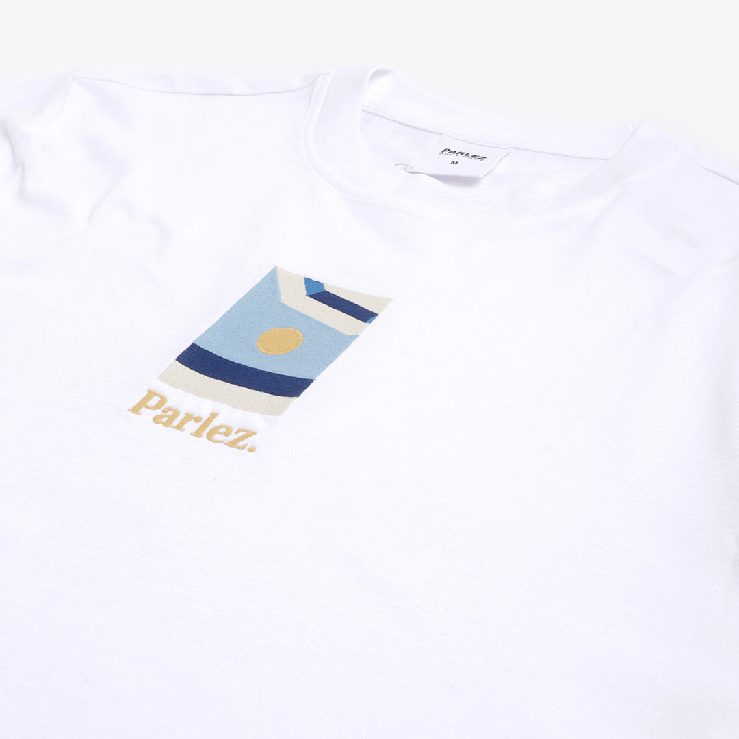 Parlez Copa T-Shirt, White, Detail Shot 2